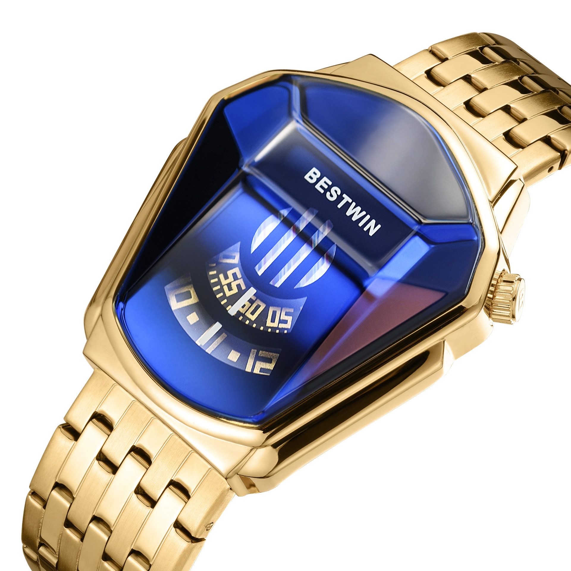 Doctor Tong BESTWIN Factory Direct Sales Watch Men's Douyin Bestseller Motorcycle Men's Watch Men's Quartz Expression Couple Watch details Picture