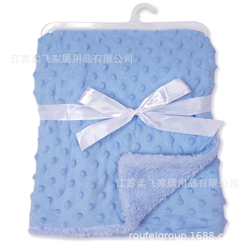 Extra Soft Cashmere Blanket Blanket Factory Flanged Blanket Double Foam Cover Blanket Double-Sided Velvet Item Picture