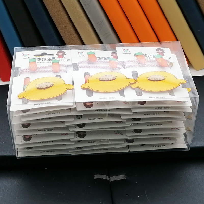 Wholesale of the same style of B1527 duck + radish skin band hair clip, hair accessory, Japanese and Korean accessories, 2-yuan store supply Item Picture