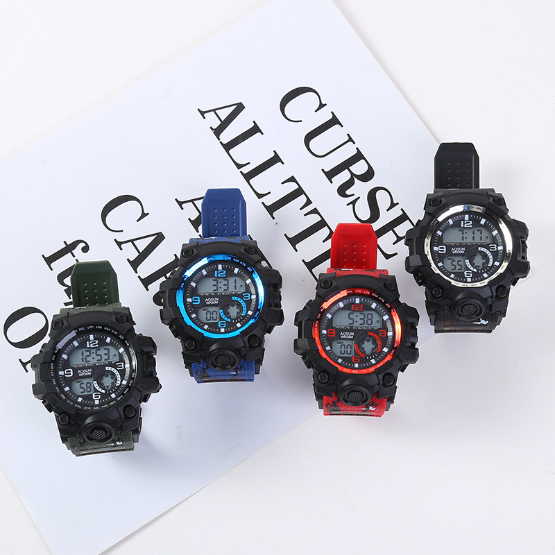 New watches Fashion sports multifunctional electronic watches lovers popular men's waterproof watches student watches
