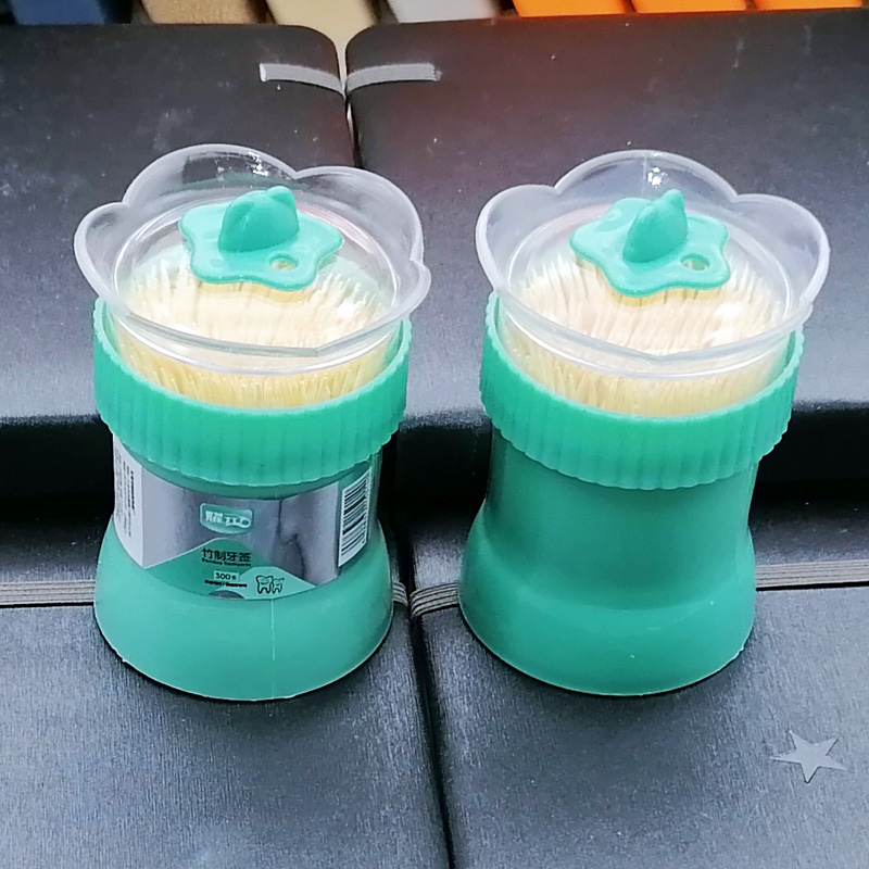 D1411 053# Transparent cap Premium Toothpick, Toothpick box, Toothpick can, Toothpick bottle, Toothpick cylinder, Yiwu 2 yuan Application Scenario