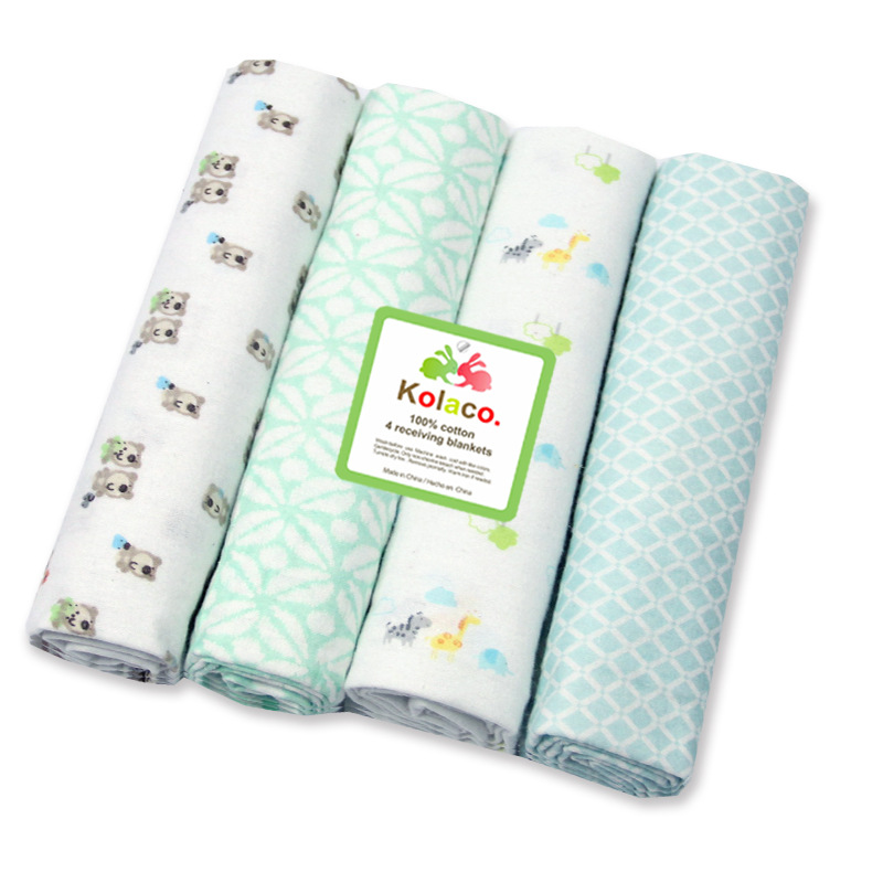 Foreign Trade Cotton Blanket 74*74Cm Baby Blanket Cotton Fleece Blanket Baby Sheet Baby Wrap Blanket details Picture