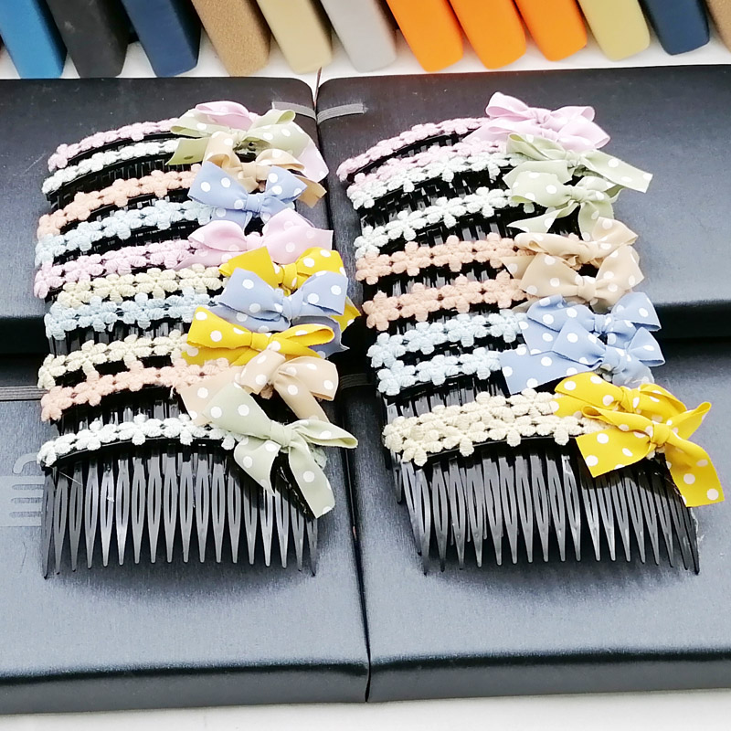 A3137 Duoduo Xiaohua Market's fork combs, Japanese and Korean hair combs, fork combs, hair accessories, headwear and hair tips, 2-yuan store supply details Picture