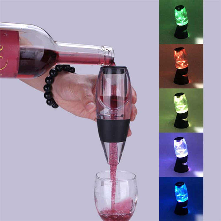Red Wine Magic Quick Decanter LED light-up red wine decanter, single wine decanter wholesale Specification image