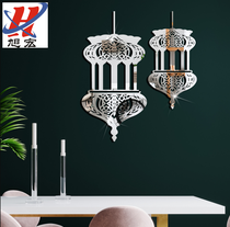 Iftar mirror stereo paste acrylic Muslim Islamic wall paste bedroom living room decoration paste mirror wall paste