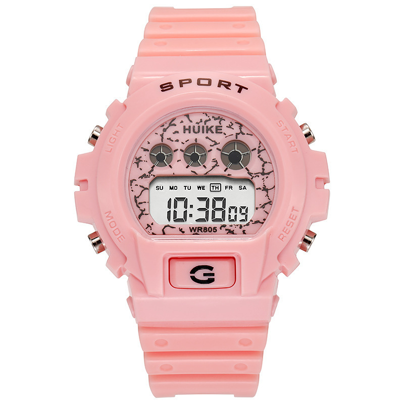 New Kaka Western European student sports electronic watch for boys and girls, children's fashionable LED luminous watch factory wholesale Item Picture