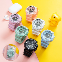 工厂直销新款006多色小清新少女心时尚甜美学生电子手表
