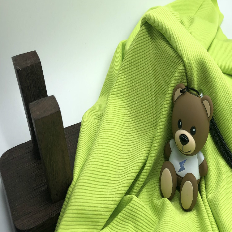 Factory direct sales with 2*2 fine ribbed high-elastic cuff base wide-leg pants fabric in stock Application Scenario