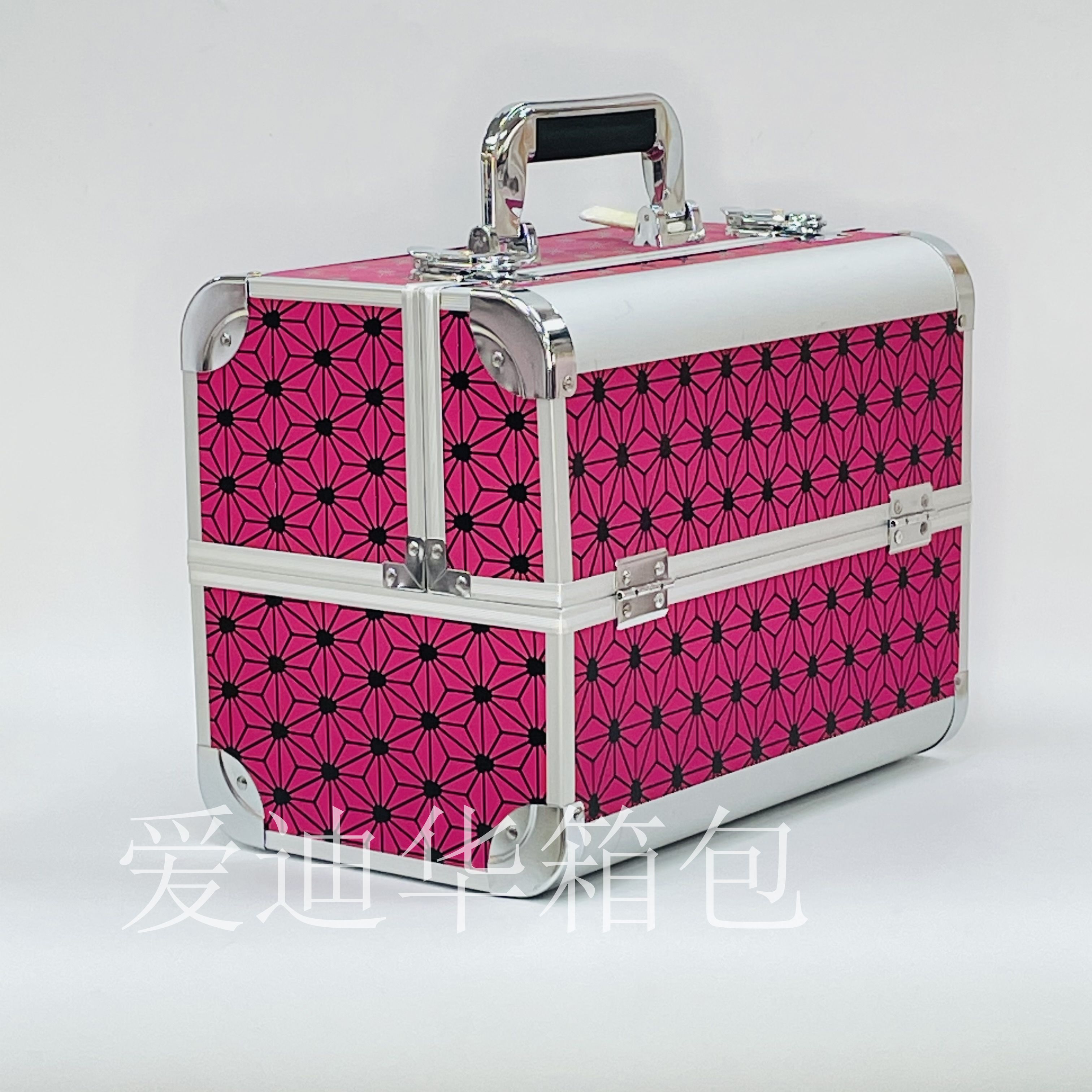 Aidihua 2021 New Fashion Bestseller Chrysanthemum Pattern High-end Storage and Makeup Aluminum Box for Beauty, Nail Art and Tattoo Specification image