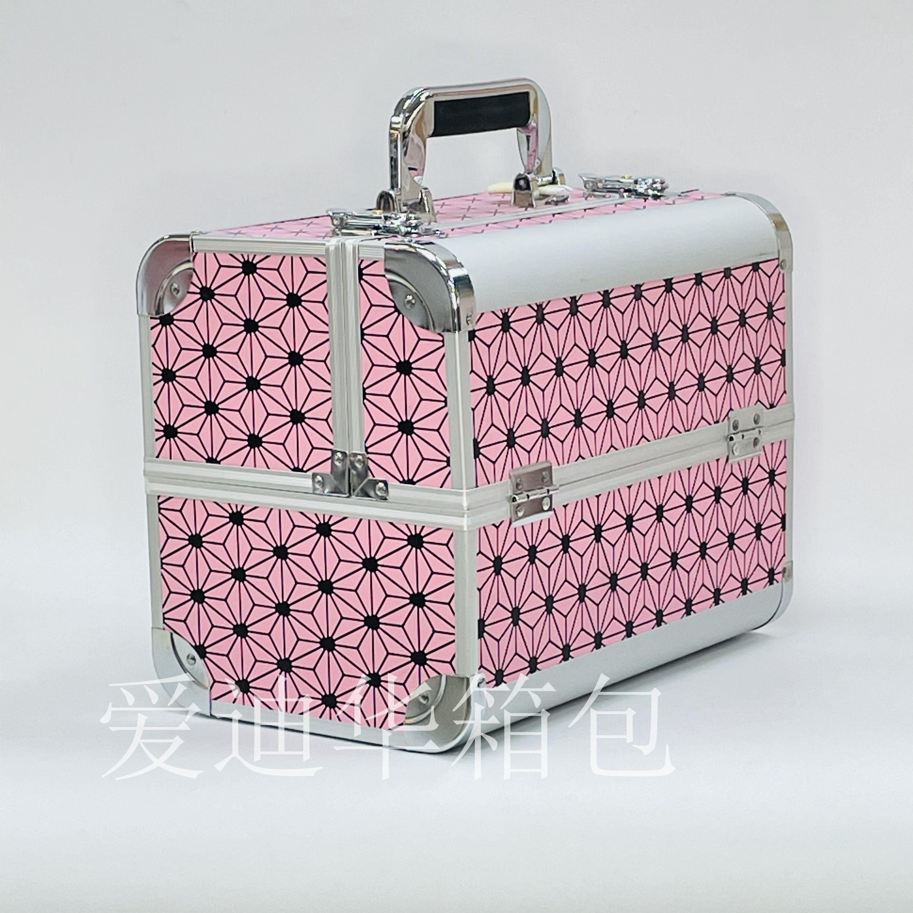 Aidihua 2021 New Fashion Bestseller Chrysanthemum Pattern High-end Storage and Makeup Aluminum Box for Beauty, Nail Art and Tattoo Application Scenario