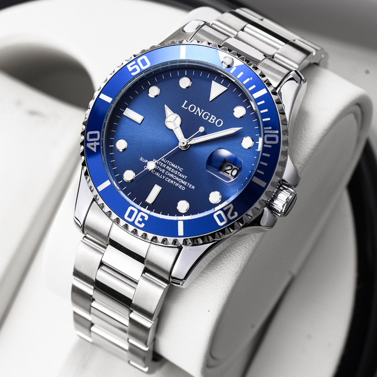 LONGBO Water Ghost series mechanical Watch for Men's Business Fully automatic movement waterproof mechanical men's wristwatch Specification image
