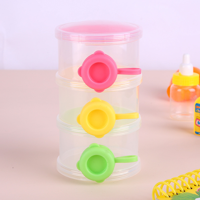 Snack box Baby milk powder box color milk powder box PP side open milk powder box can be tiered three layer design manufacturers wholesale thumbnail