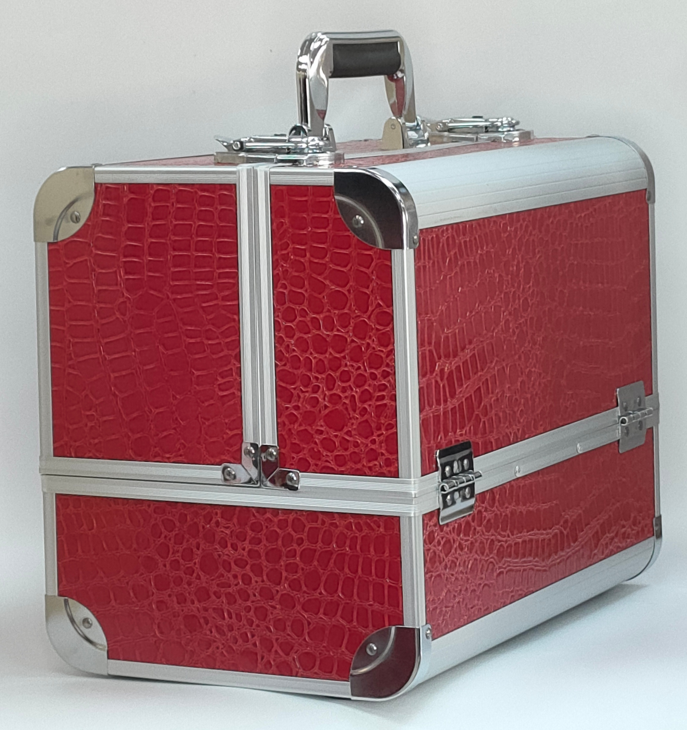 Aidihua's high-end new product, a three-layer large-capacity tool and makeup box made of aluminum, is specially designed for the storage of circular makeup and tattoos Application Scenario
