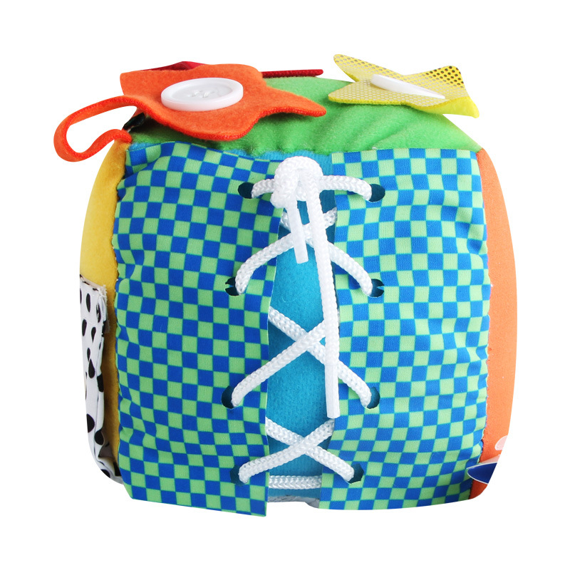 New children's intelligence development Rubik's Cube, baby fabric toys, dice, children's dressing learning, early education teaching AIDS wholesale details Picture