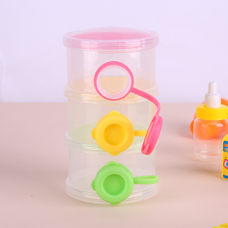 Snack boxes, baby milk powder boxes, colored milk powder boxes, PP side-opening milk powder boxes can be designed with three layers. Factory wholesale details Picture