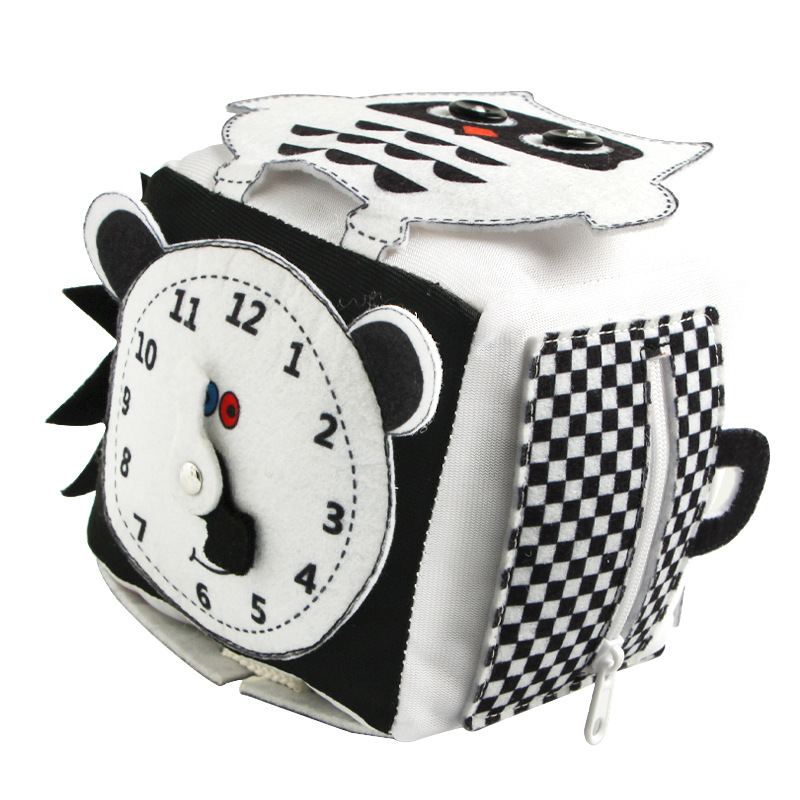 New children's intelligence development Rubik's Cube, baby fabric toys, dice, children's dressing learning, early education teaching AIDS wholesale Specification image