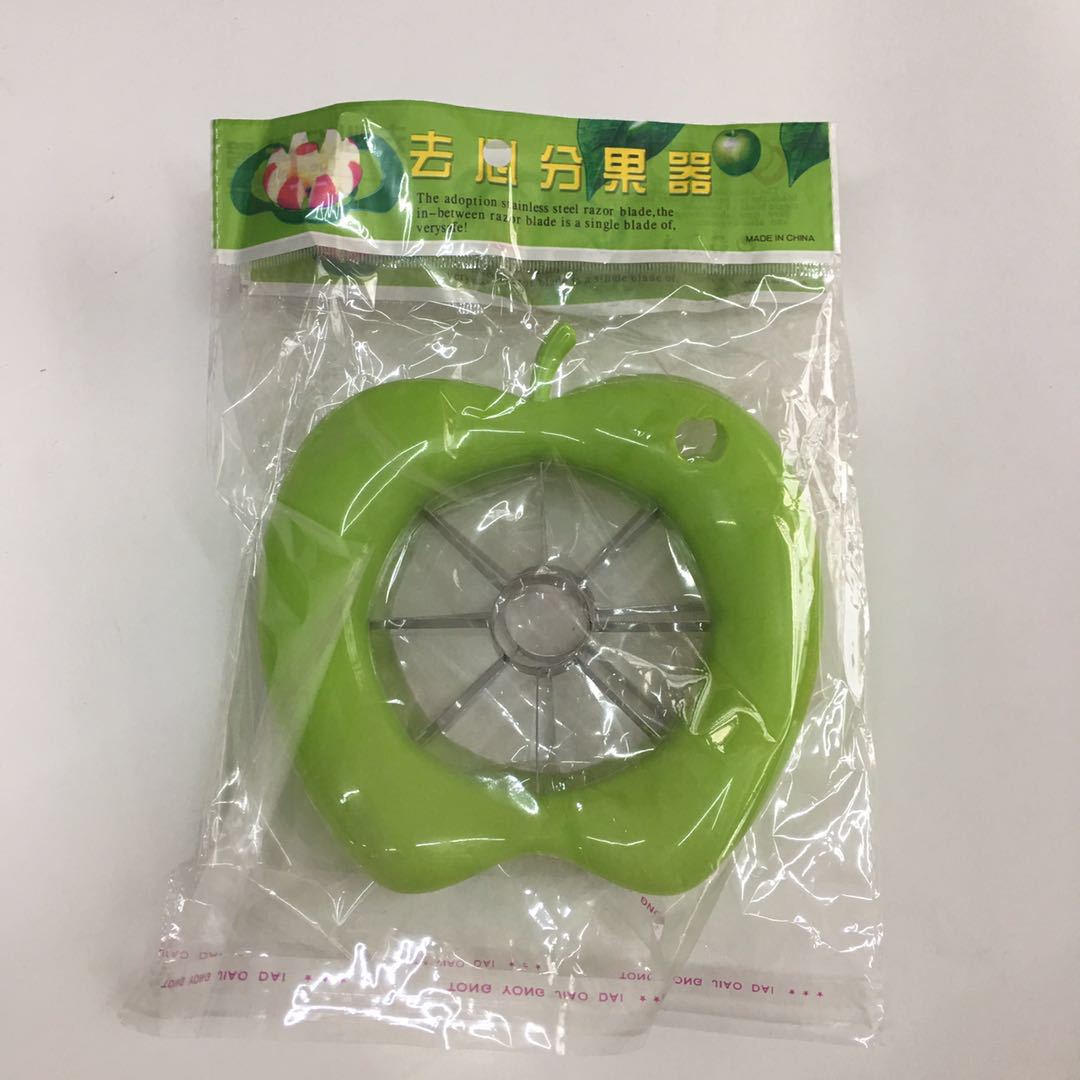 Apple slicer, apple fruit slicer, fruit divider, separator, stainless steel fruit separator, household kitchenware, apple, pear, orange, tangerine stainless steel apple slicer, fruit slicer, special tool for cutting fruits Application Scenario