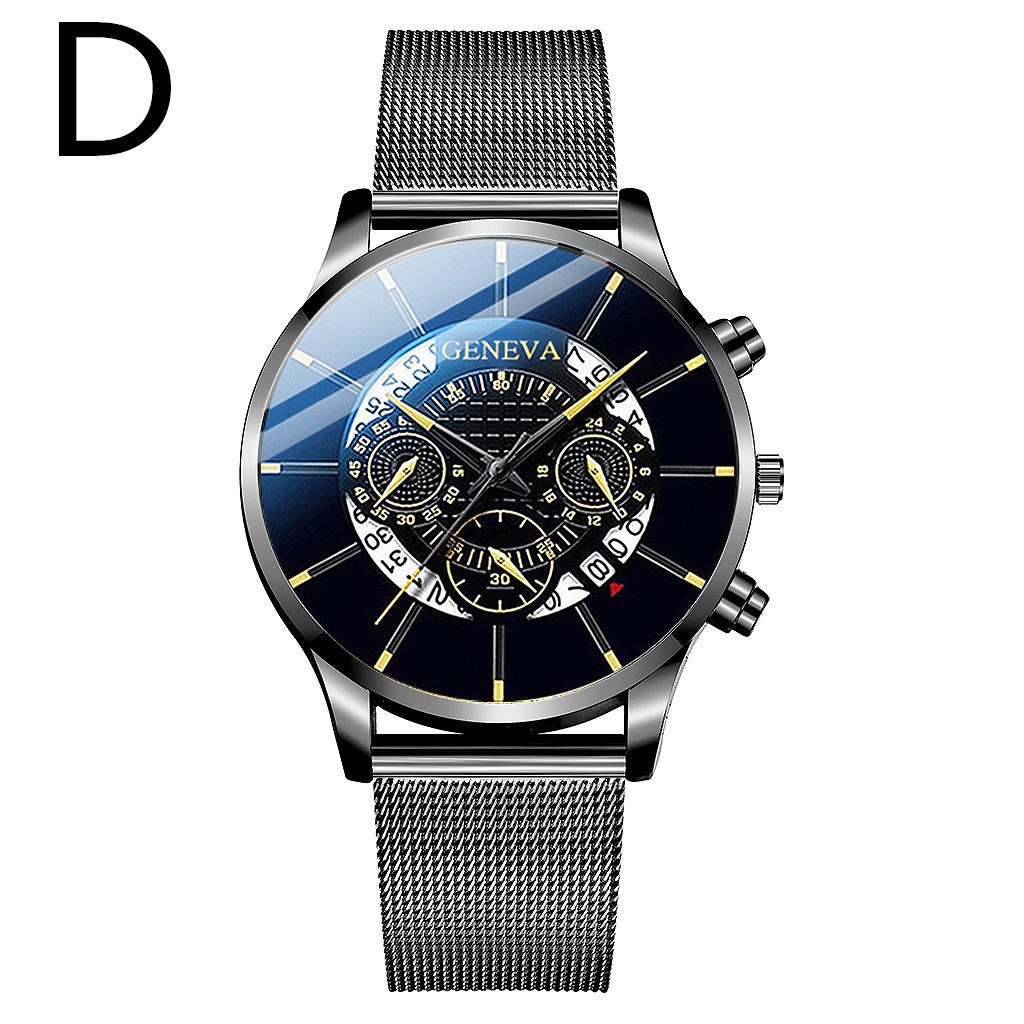 Aliexpress best-selling alloy mesh band watch, ultra-thin mesh band multi-functional casual steel band quartz watch for men Item Picture