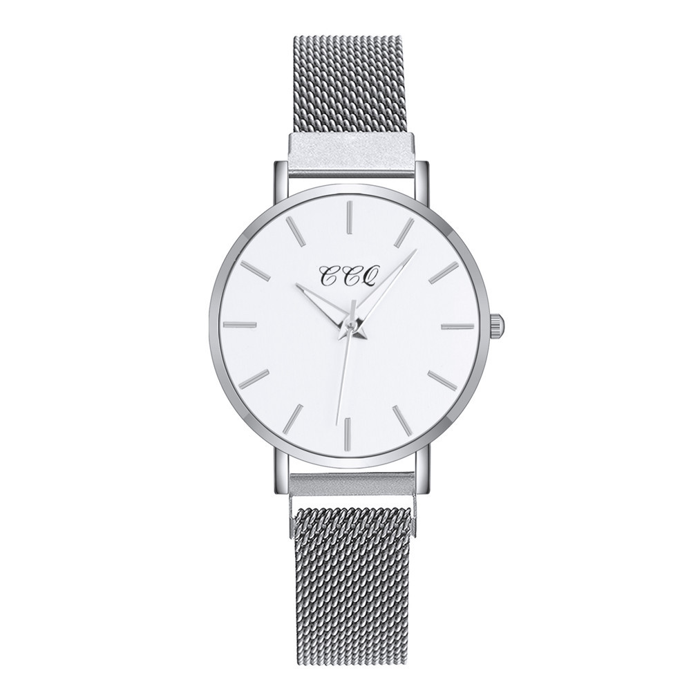 CCQ brand fashion Milan with Starry Sky magnetic clasp women's watch Casual three-hand versatile ladies' wristwatch presentation Application Scenario