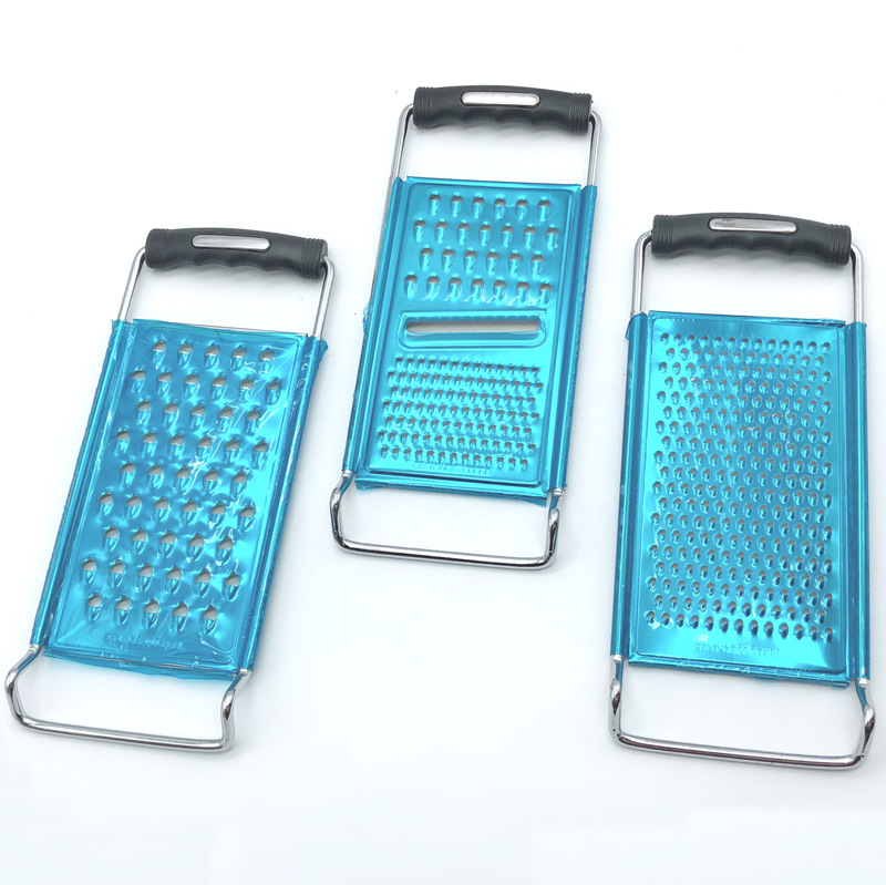Multi-functional vegetable slicer, stainless steel grater, vegetable slicer, thickened grater, potato slicer and slicer, family-specific multi-functional fruit and vegetable grater, rectangular stainless steel grater plate, convenient and dedicated grater details Picture