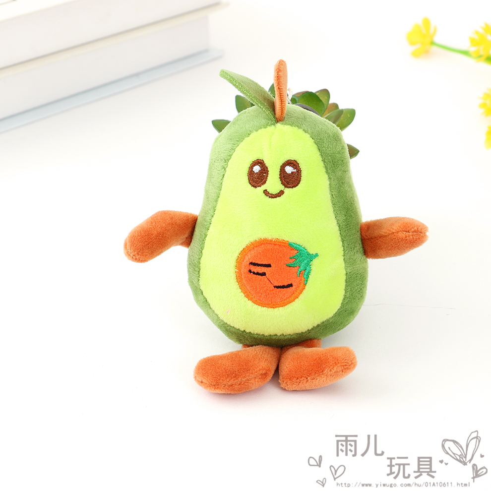 Versión coreana dulce aguacate coche llavero colgante ins cute peluche personalidad muñeca mochila mochila colgante mujer Application Scenario