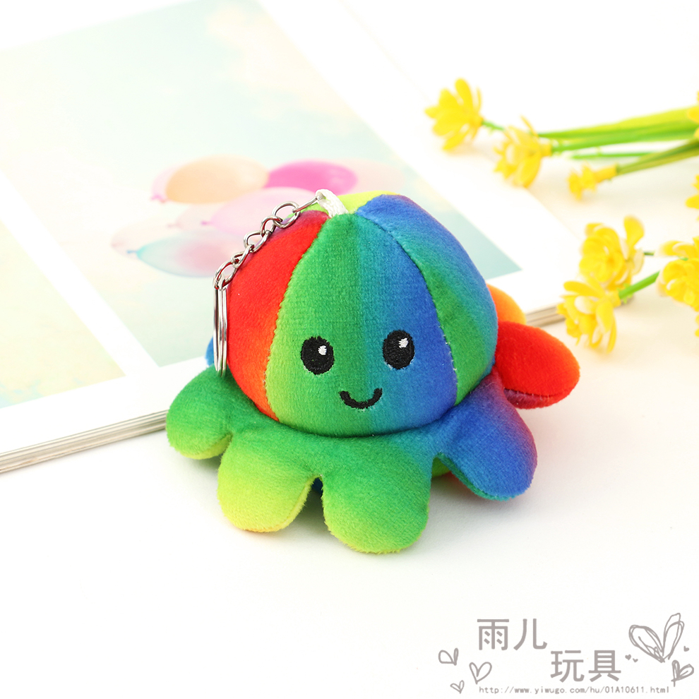 In-stock expression squid figurines, octopus plush toys, ocean aquarium gifts, fish dolls details Picture