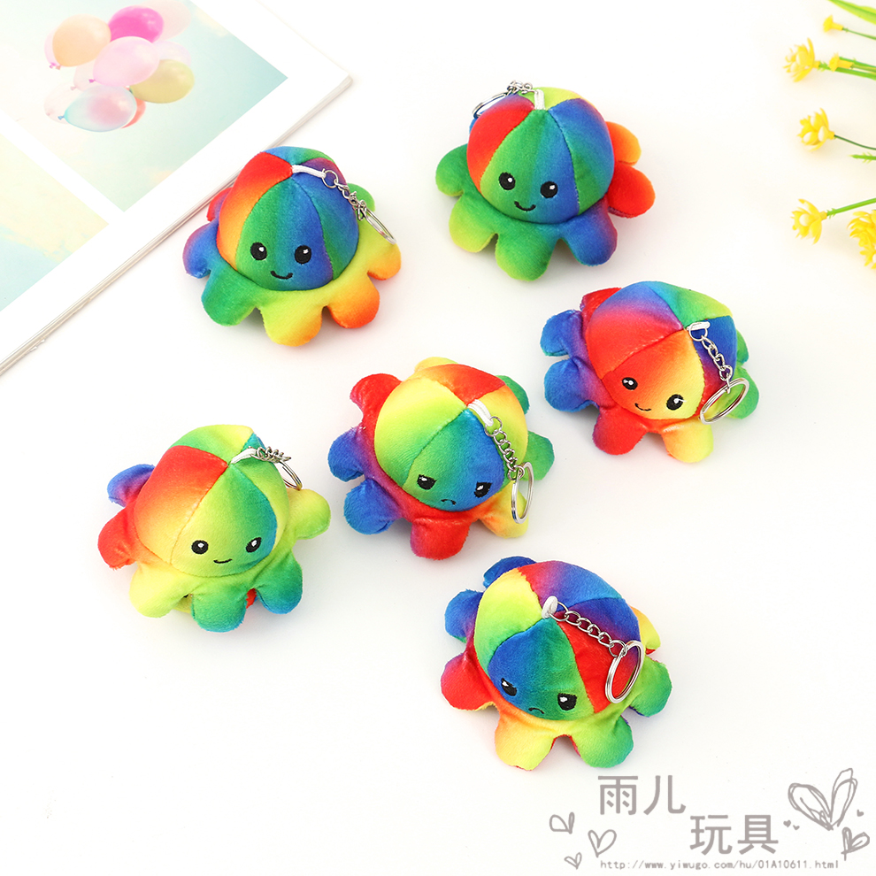 In-stock expression squid figurines, octopus plush toys, ocean aquarium gifts, fish dolls