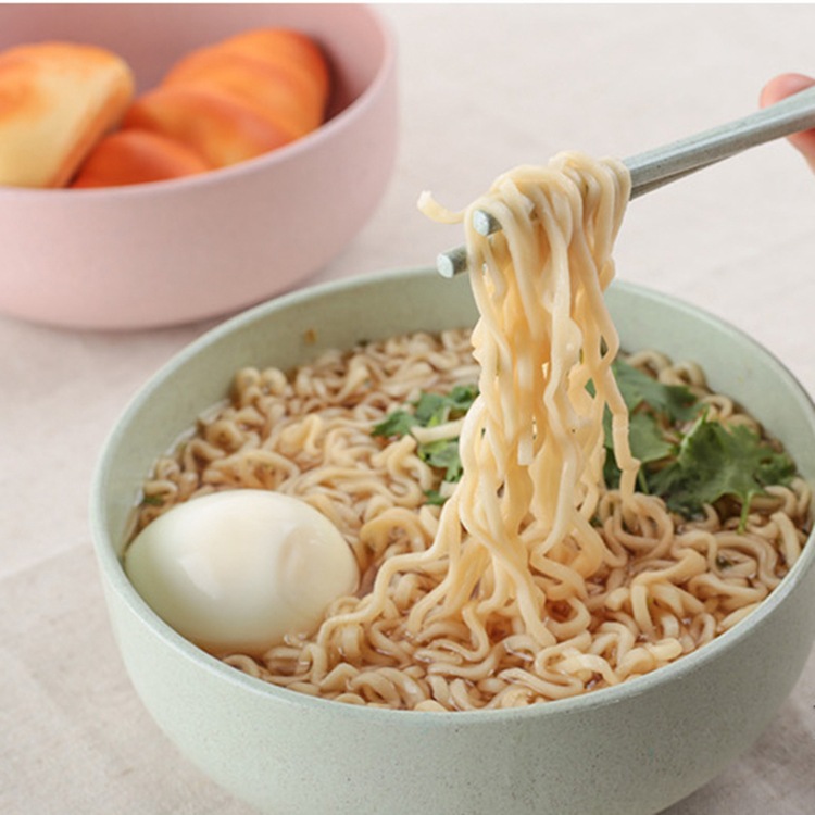 Wheat straw small male bowl, healthy, environmentally friendly, heat-resistant, household soup, noodle, rice rice bowl, household tableware, wheat soup bowl, instant noodle, instant noodle soup bowl, family-specific small soup bowl for rice, noodles, dishes, heat-resistant and shockproof, children's creative bowl, egg beating bowl Specification image
