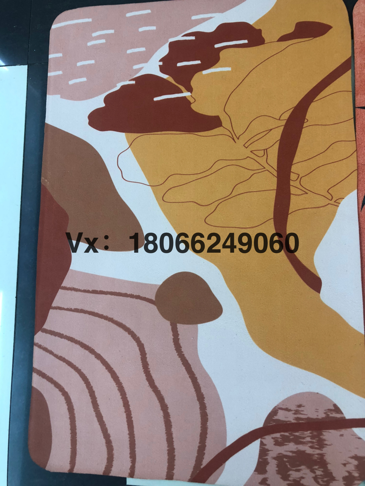 厂家直销地毯地垫印花图案款式时尚简洁大气新产品地毯地垫