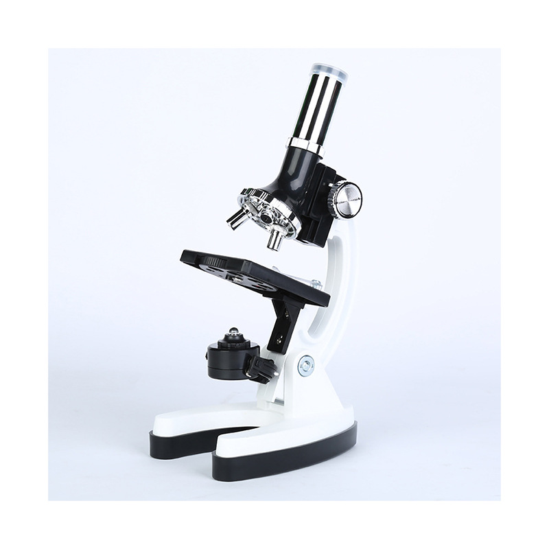 学生儿童显微镜 1200倍实验室器材工具箱套装金属显微镜现货批发详情图5