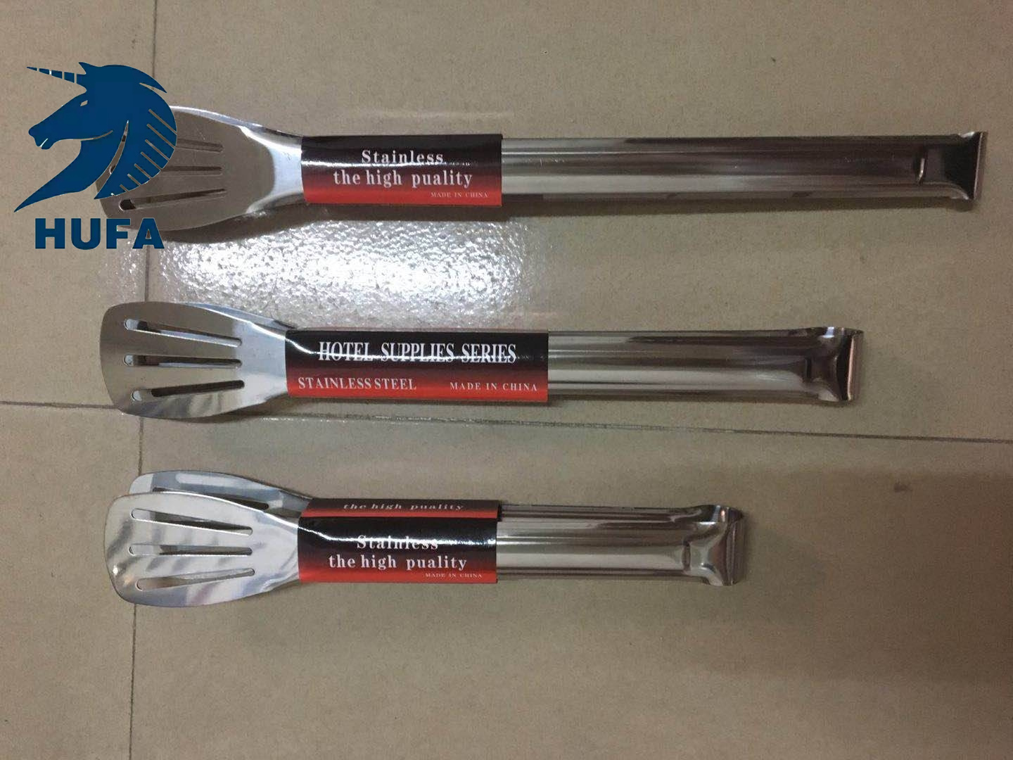 Bread tongs, stainless steel plum blossom bread food tongs, tableware food tongs, steak barbecue tongs