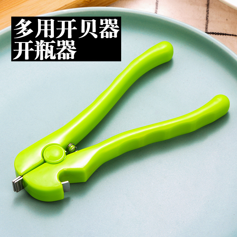 Factory wholesale bottle openers, clam openers, oyster shell openers, clam openers, food tongs, seafood tongs, blood clam tongs details Picture