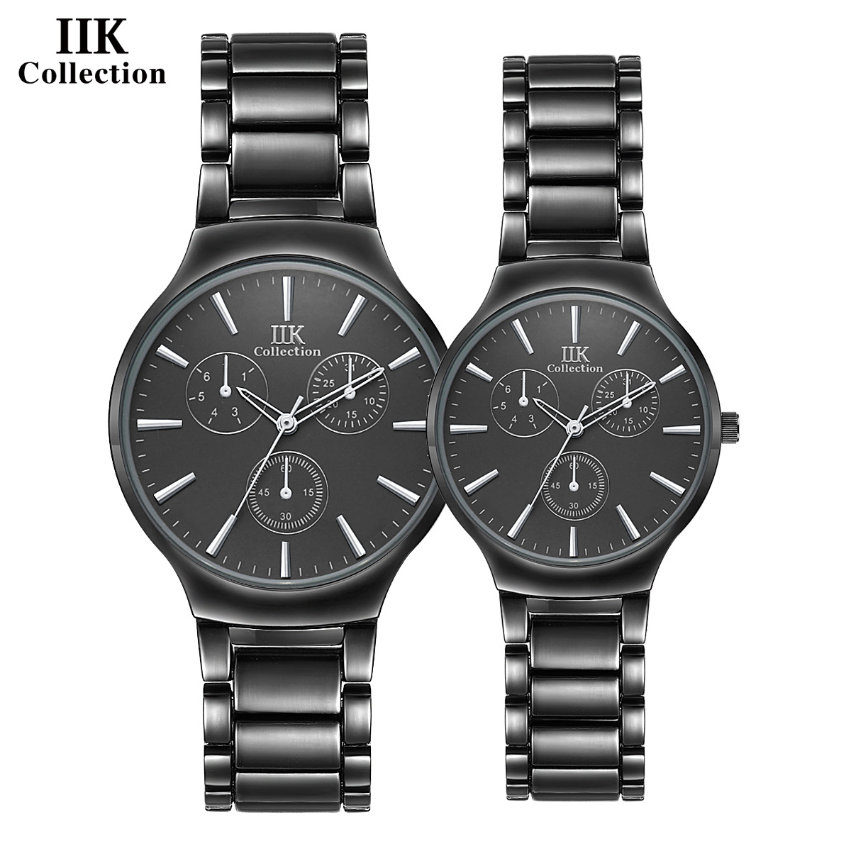 Quartz watch factory directly sells couple watches, a pair of alloy strap watches, student watches, and high-quality couple watches Specification image