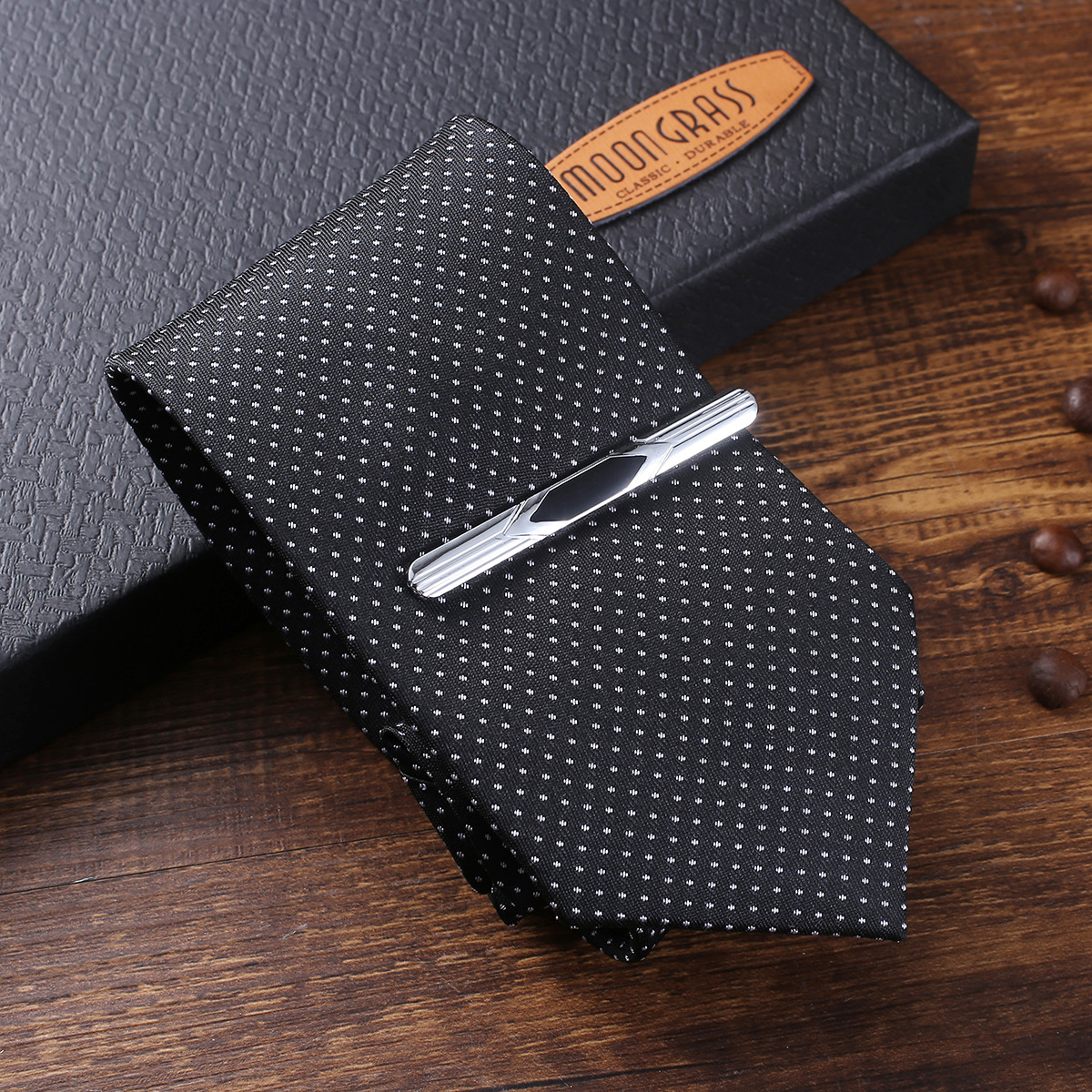 Tie gift box, premium gift set, belt, wallet, tie, large dial, quartz watch, cufflink gift box Specification image