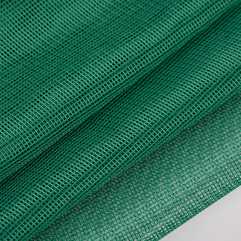 We produce and wholesale diamond-shaped hard grid low-elasticity square hard mesh fabric, polyester four-corner hats, handbags, cosmetic bags and mesh fabric Specification image