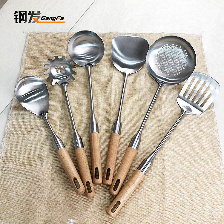 汤勺锅铲/厨房用品/大漏铲/家用大汤勺/餐具铲子产品图