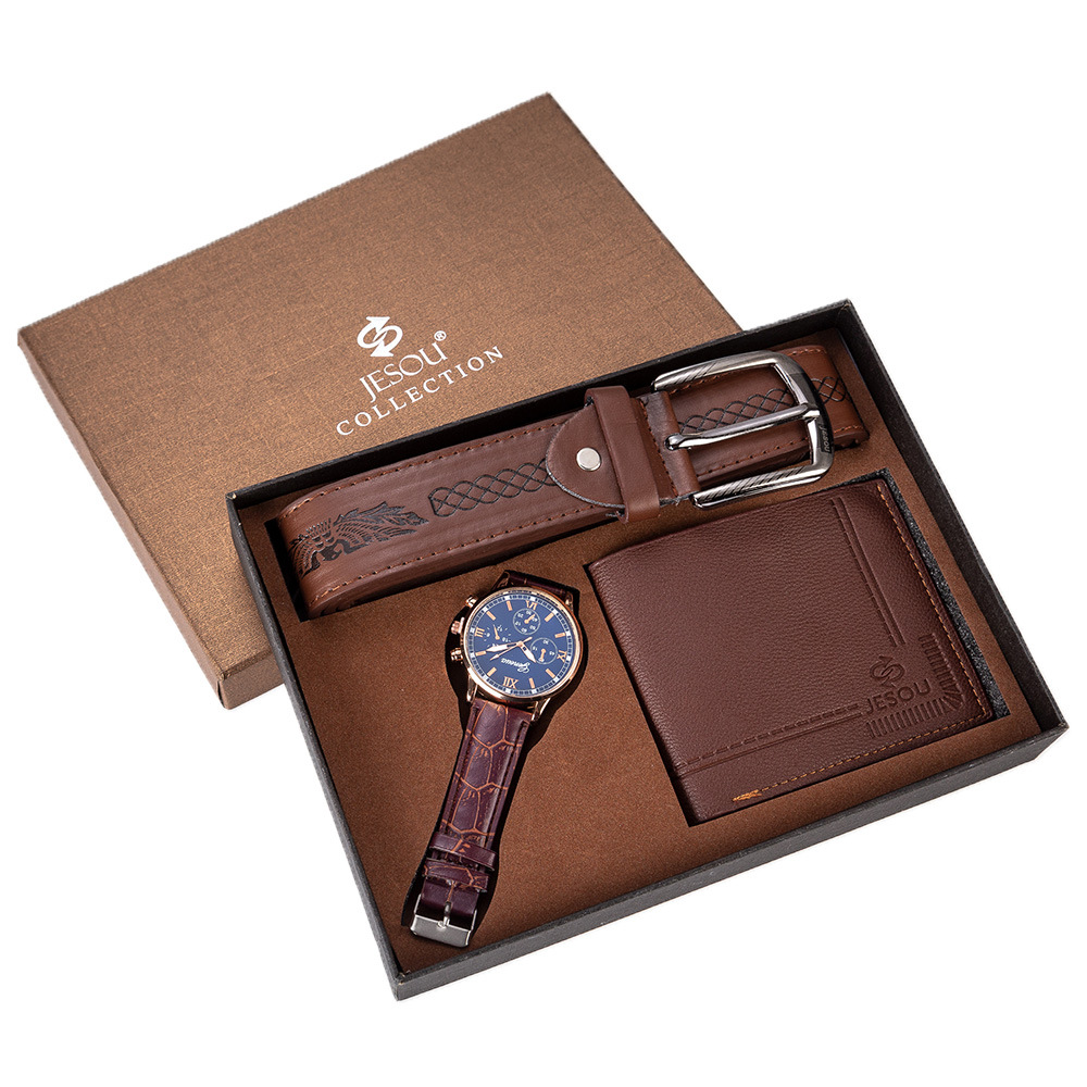 Wallet gift box Men's gift set Watch wallet belt creative combination set watch wallet gift Application Scenario