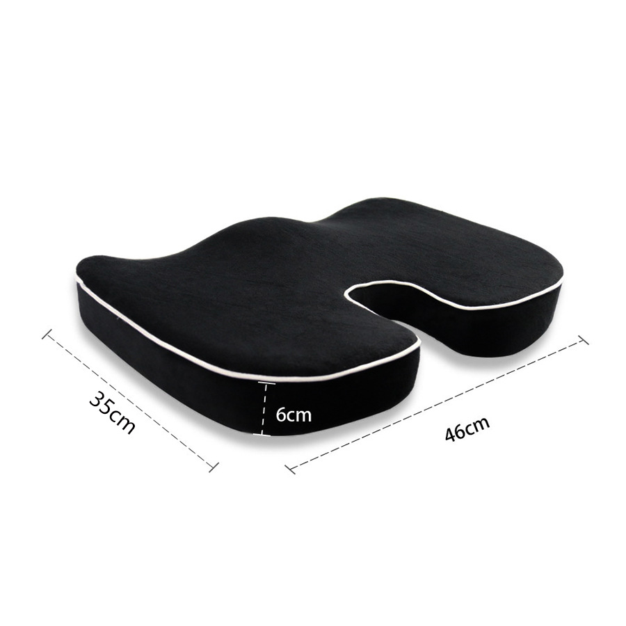 Cross-border slow rebound memory foam U-shaped seat cushion, office anti-slip seat cushion, Amazon Home Specification image
