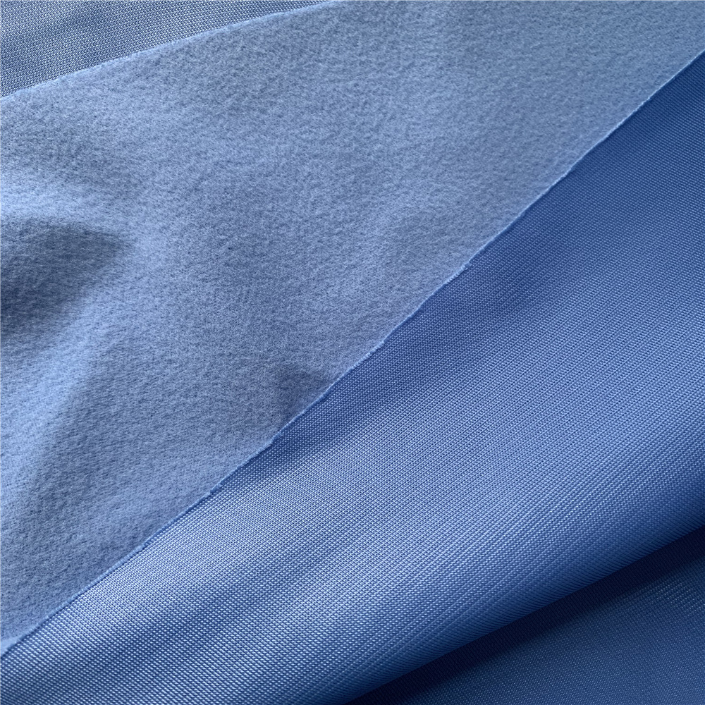 The manufacturer's all-polyester school uniform fabric is Golden velvet Application Scenario