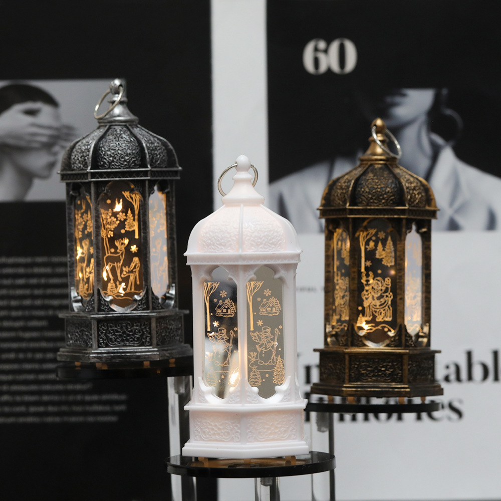 Christmas wind lanterns, candlestick lights, night lights, decorative handicrafts and ornaments