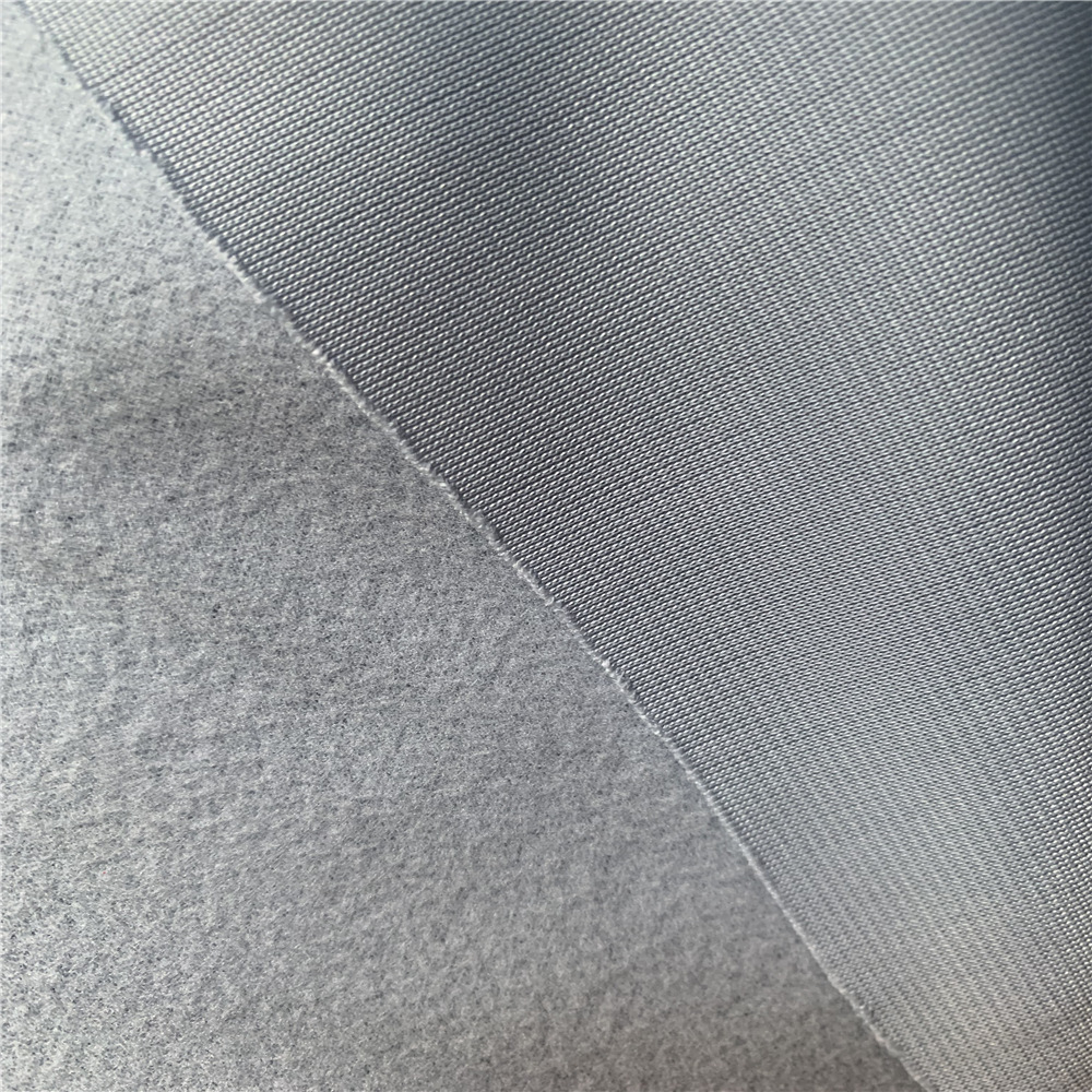 The manufacturer's all-polyester school uniform fabric is Golden velvet