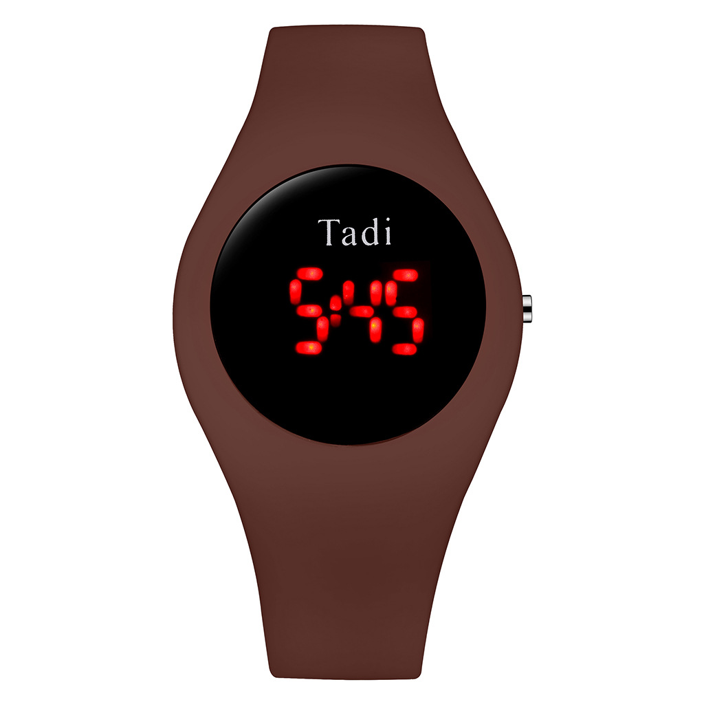 Tadi brand fashionable silicone student quartz watches, AliExpress best-selling silicone bright screen digital watches wholesale Application Scenario