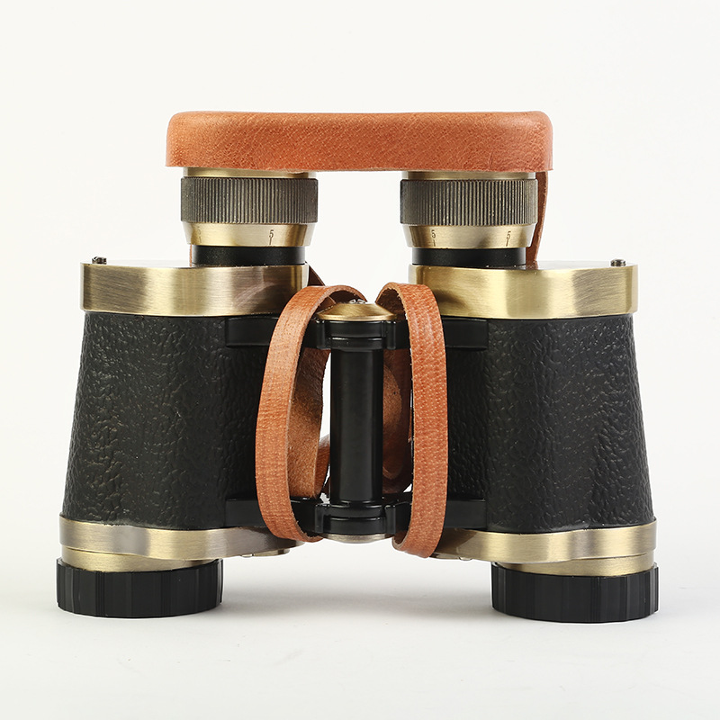 New 62-style binoculars made of all-copper metal, high-power high-definition 8x30 binoculars, retro travel outdoor lenses, directly dispatched by the manufacturer Specification image