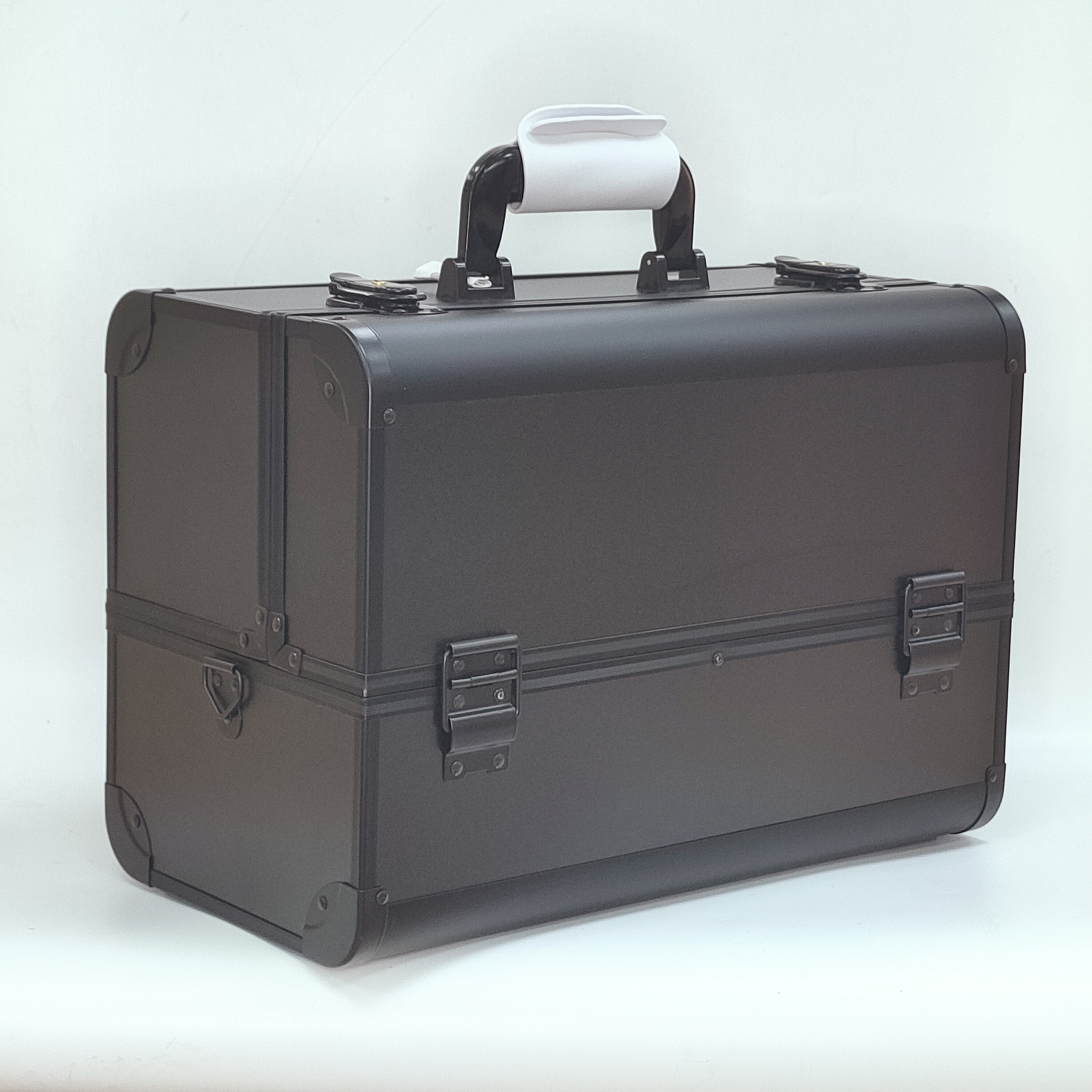 Aidihua large professional makeup box, beauty tattoo toolbox, nail art portable multi-layer follow-up makeup box, double-lock aluminum case