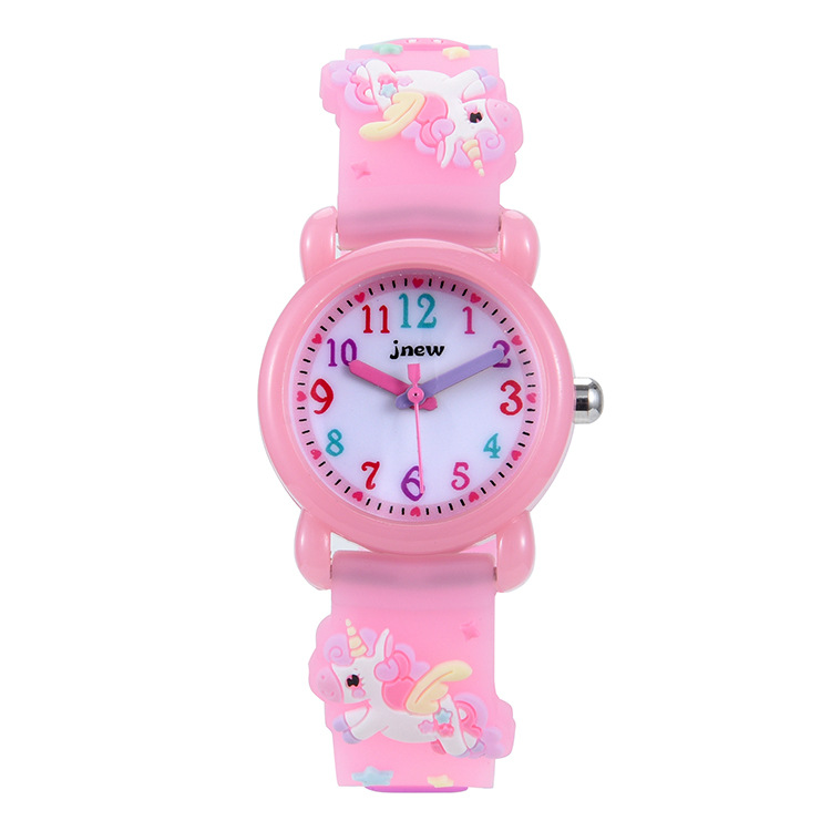 Eco-friendly children's watches, 3D children's cartoon watches, waterproof quartz watches, cross-border gift watches, unicorn children's watches Specification image