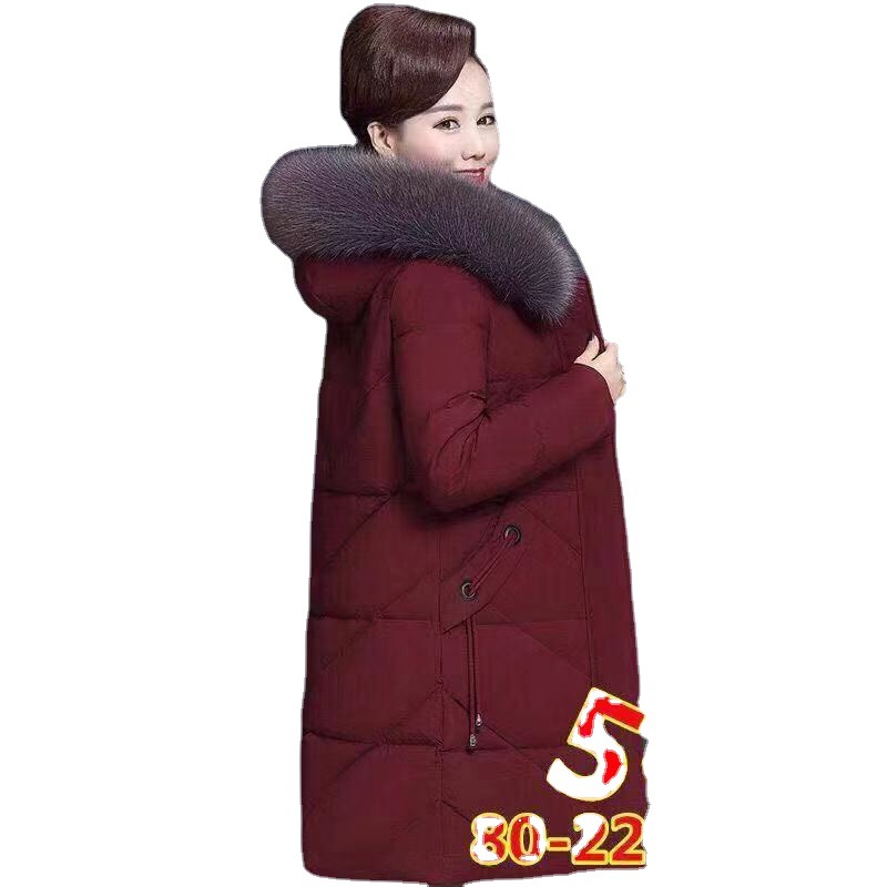 The 2021 new style of winter down jacket for middle-aged women is a thick and warm large-sized coat for middle-aged and elderly mothers in autumn and winter Application Scenario