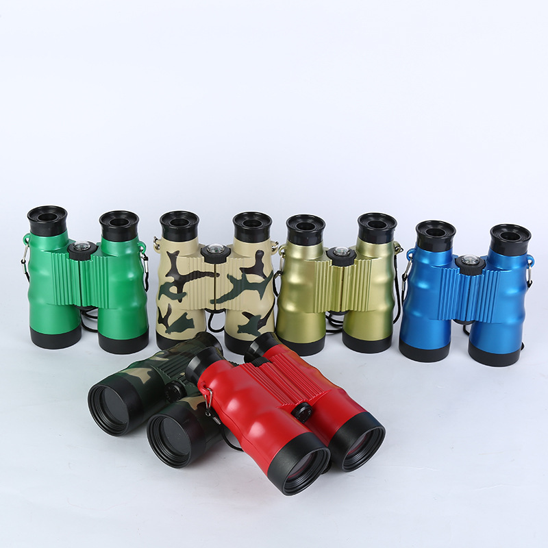 新款6X36双筒儿童玩具望远镜彩色混色望远镜户外望远镜厂家批发