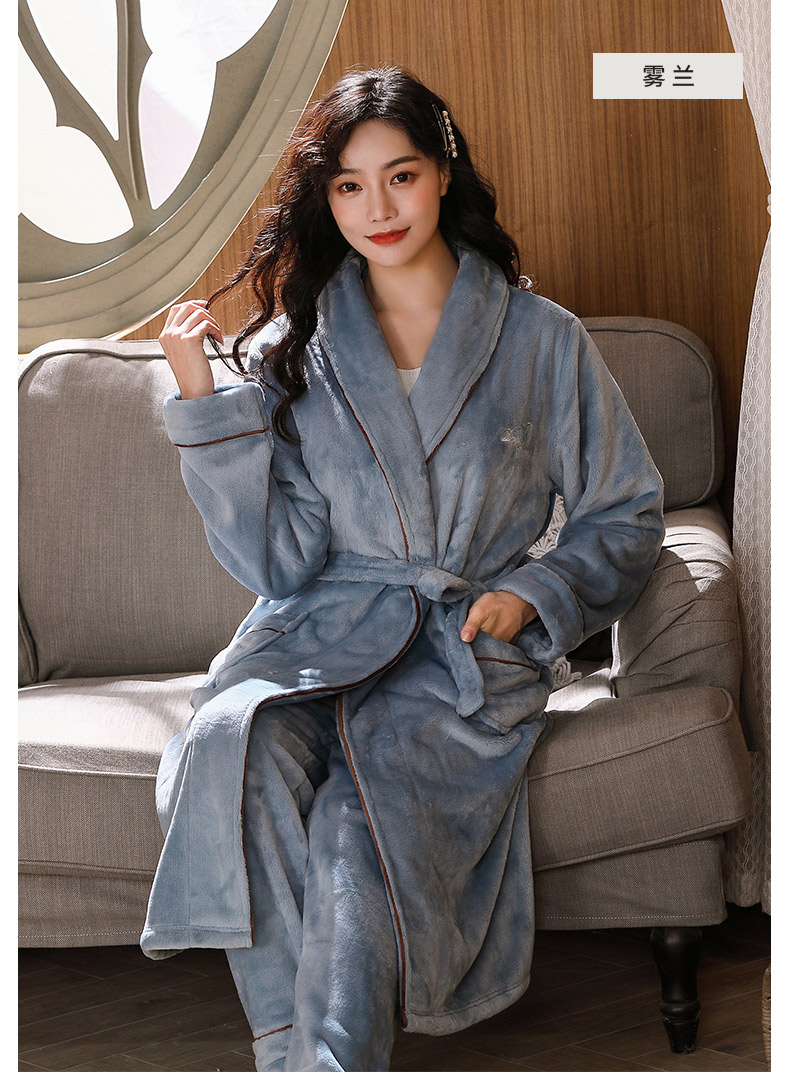 情侣家居服实物图