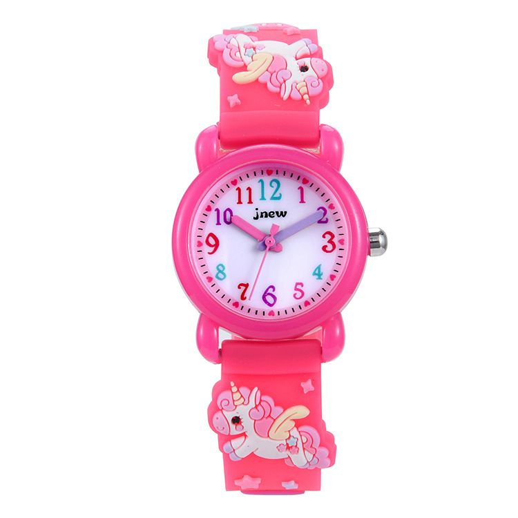 Eco-friendly children's watches, 3D children's cartoon watches, waterproof quartz watches, cross-border gift watches, unicorn children's watches Application Scenario
