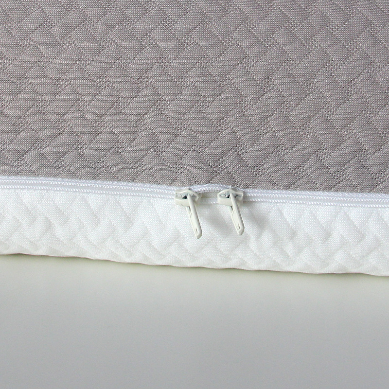 Amazon export memory foam two-fold adjustable height pillows, reliable and available for wholesale of wedge-shaped pillow cores Specification drawing